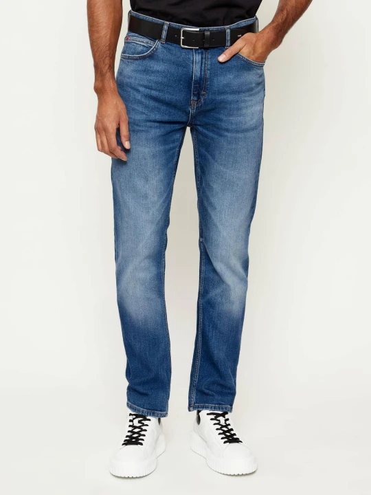 Zdjęcie produktu HUGO Jeansy Hugo 708 | Slim Fit granatowy