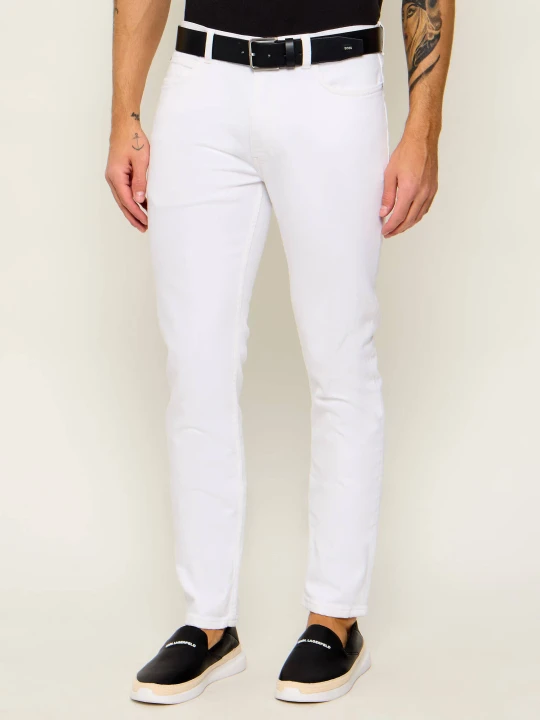 Zdjęcie produktu HUGO Jeansy Hugo 734 | Extra slim fit biały