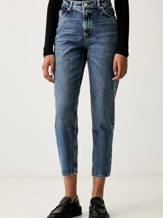 Zdjęcie produktu HUGO jeansy mom fit damskie Garlene niebieski