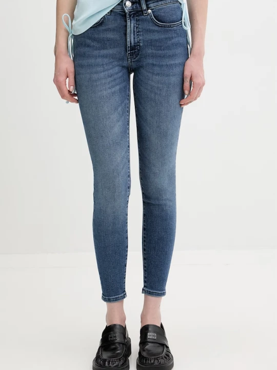 Zdjęcie produktu HUGO jeansy skinny damskie 932 granatowy