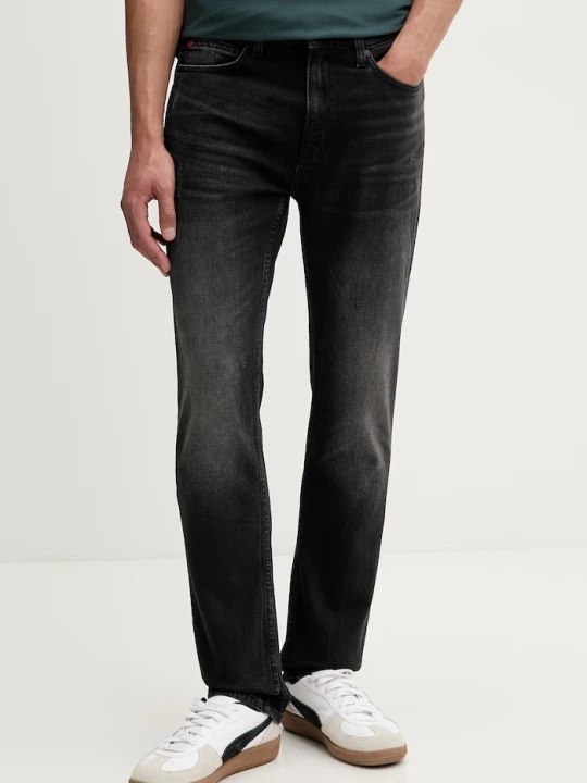 Zdjęcie produktu HUGO jeansy slim fit męskie HUGO 708 czarny