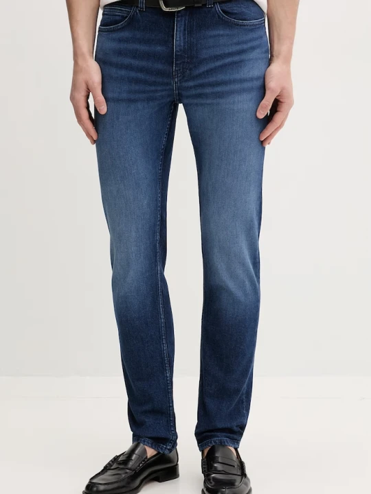 Zdjęcie produktu HUGO jeansy slim fit męskie HUGO 708 niebieski