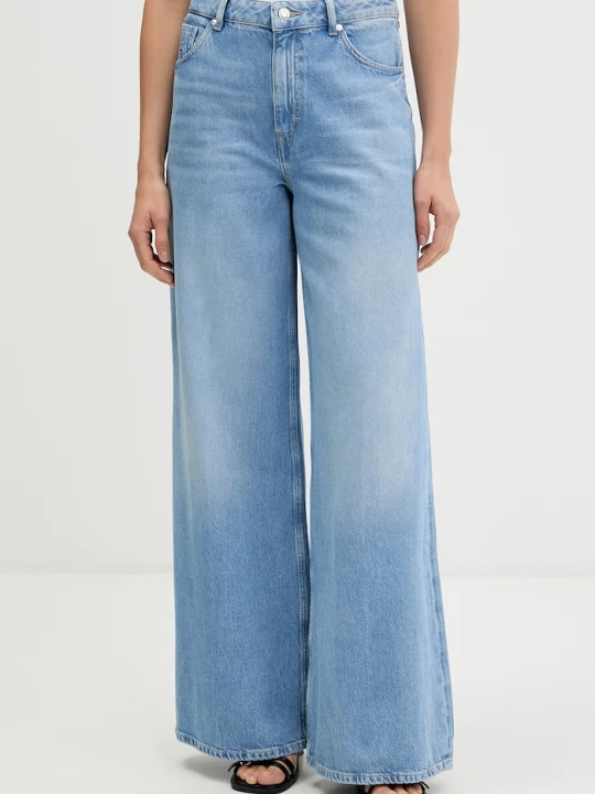Zdjęcie produktu HUGO jeansy straight damskie 937_16 niebieski