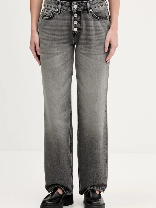 Zdjęcie produktu HUGO jeansy straight damskie Gilissi_5 szary