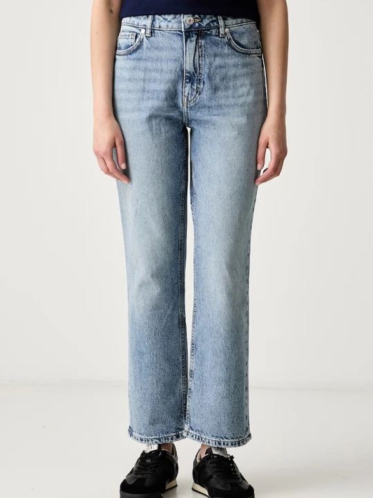 Zdjęcie produktu HUGO jeansy straight damskie Gulianne niebieski