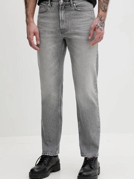 Zdjęcie produktu HUGO jeansy straight męskie 840 szary