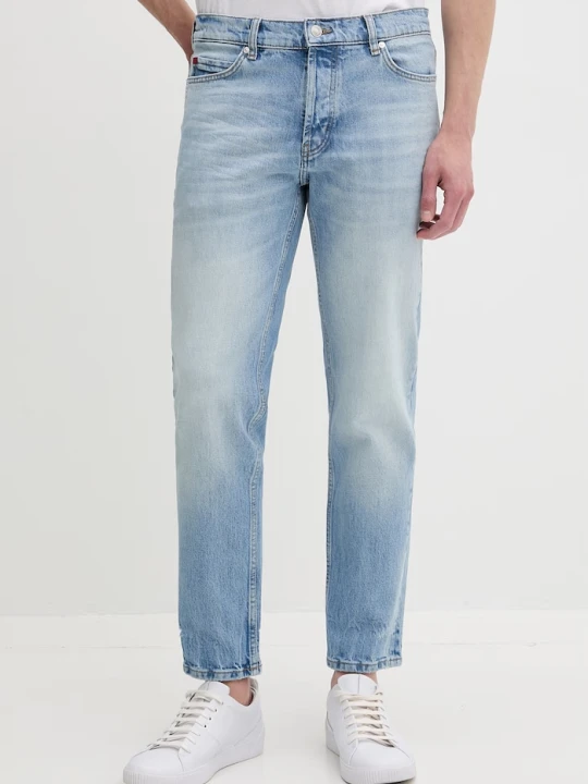 Zdjęcie produktu HUGO jeansy tapered męskie 634 niebieski