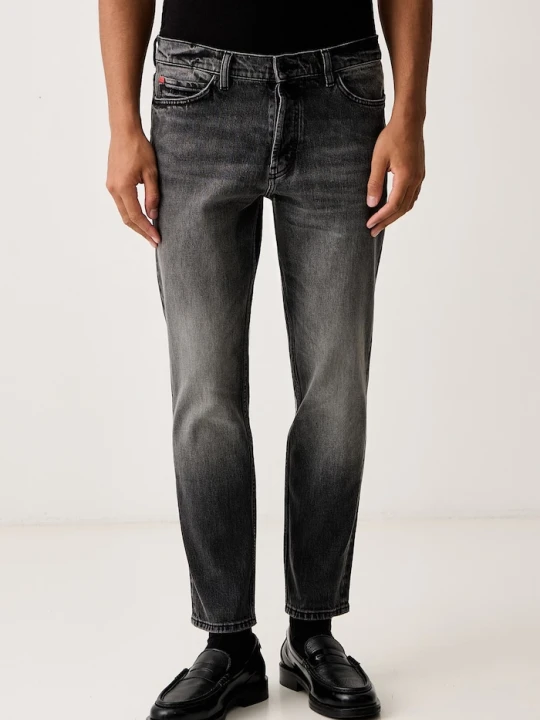 Zdjęcie produktu HUGO jeansy tapered męskie szary