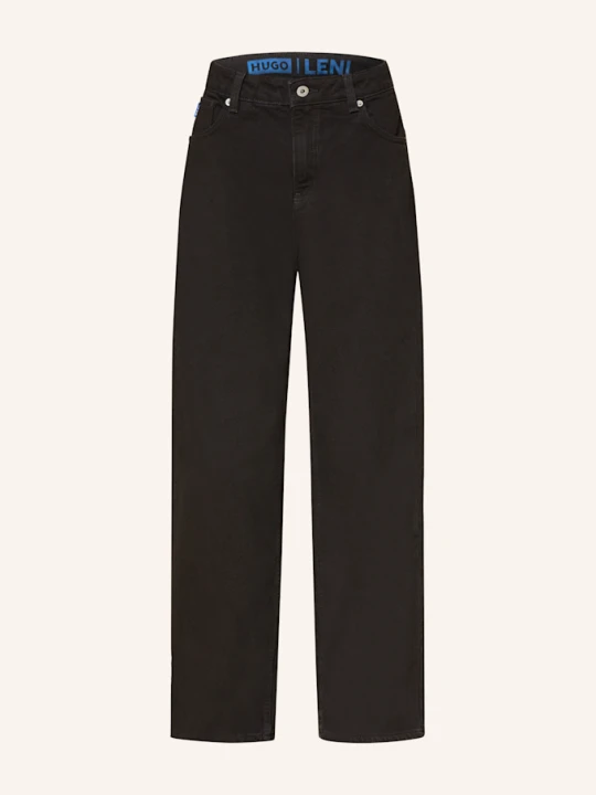 Zdjęcie produktu Hugo Jeansy Wide Leg Leni schwarz 001 BLACK