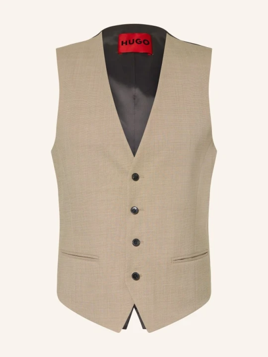 Zdjęcie produktu Hugo Kamizelka Do Garnituru Vin Extra Slim Fit beige