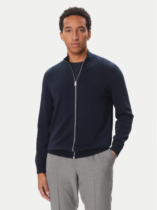 Zdjęcie produktu HUGO Kardigan San Jacomo-C 50553606 Granatowy Slim Fit