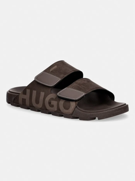 Zdjęcie produktu HUGO klapki męskie Evander brązowy