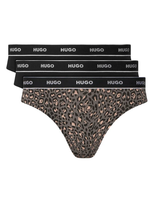 Zdjęcie produktu HUGO Komplet stringów 50545703 Beżowy