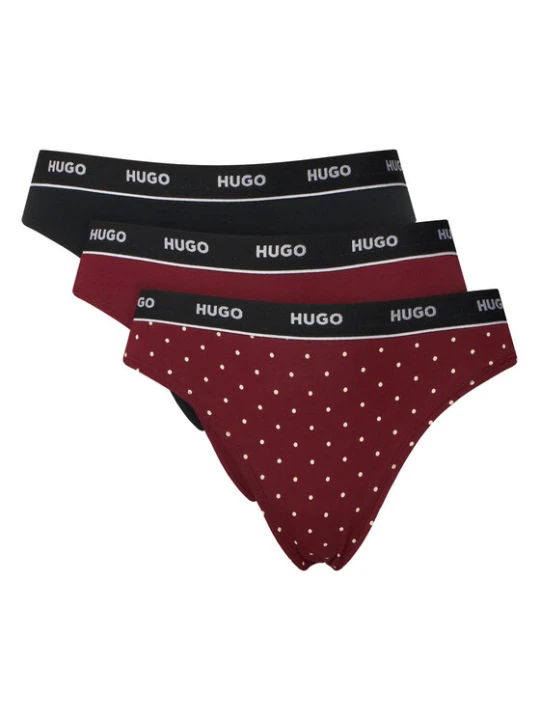 Zdjęcie produktu HUGO Komplet stringów 50545703 Czerwony