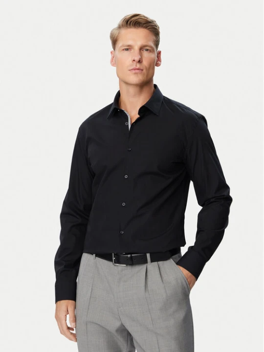 Zdjęcie produktu HUGO Koszula 50570285 Czarny Slim Fit