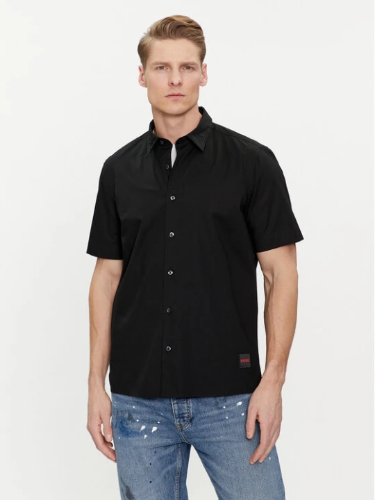 Zdjęcie produktu Hugo Koszula Ebor 50475668 Czarny Relaxed Fit