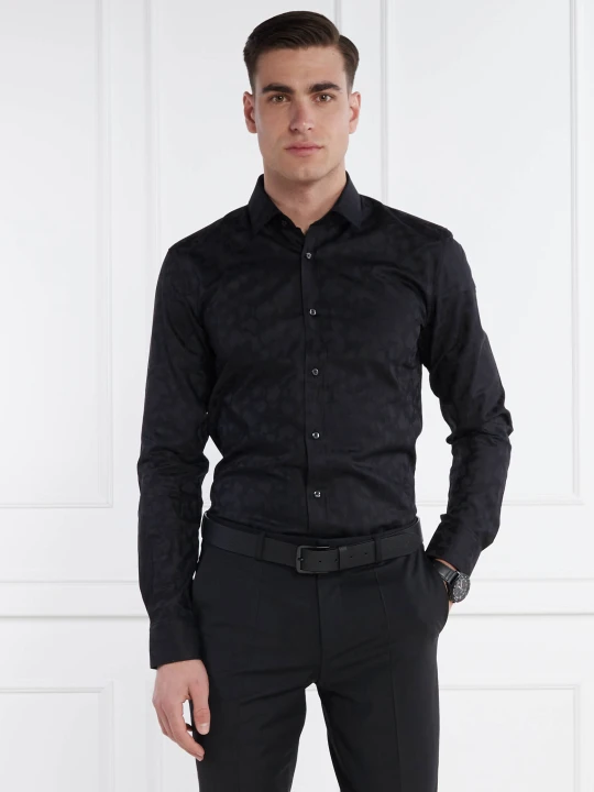 Zdjęcie produktu HUGO Koszula Elisha | Extra slim fit czarny