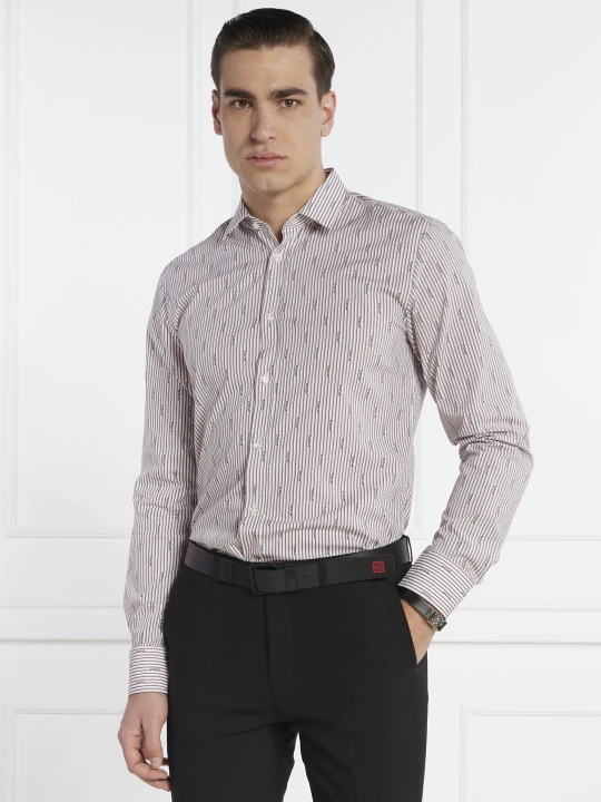 Zdjęcie produktu HUGO Koszula Elisha02 | Extra slim fit czerwony