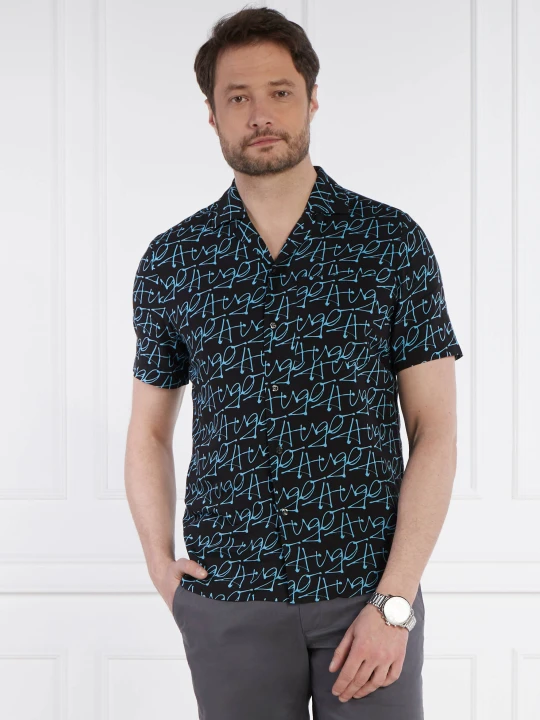 Zdjęcie produktu HUGO Koszula Ellino | Relaxed fit czarny