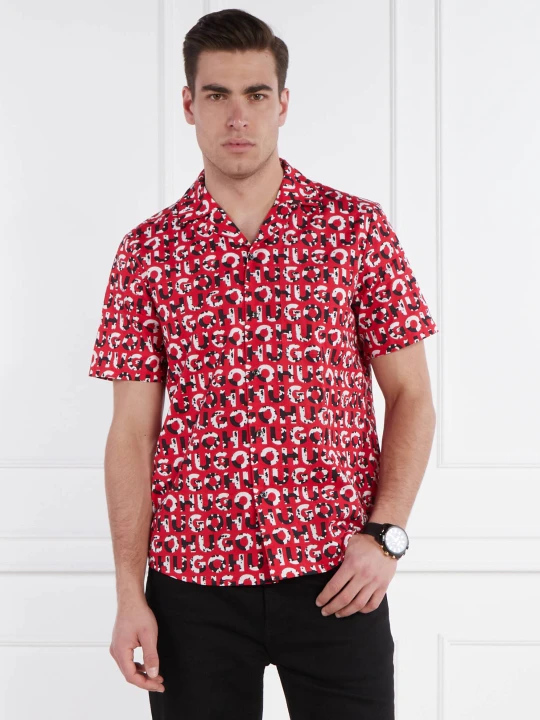 Zdjęcie produktu HUGO Koszula Ellino | Relaxed fit czerwony