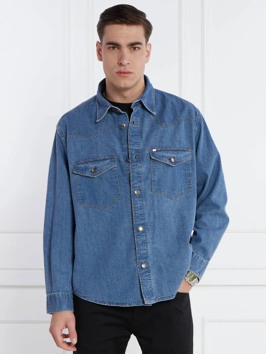 Zdjęcie produktu HUGO Koszula Elpazo | Regular Fit | denim niebieski