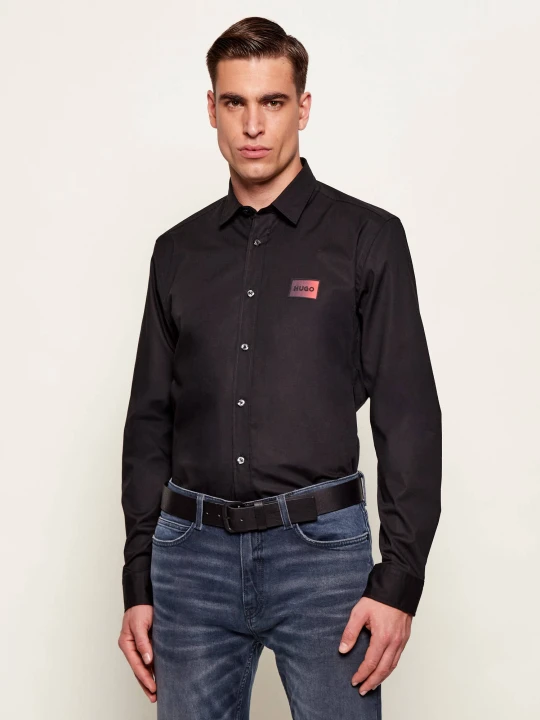 Zdjęcie produktu HUGO Koszula Emero | Straight fit czarny
