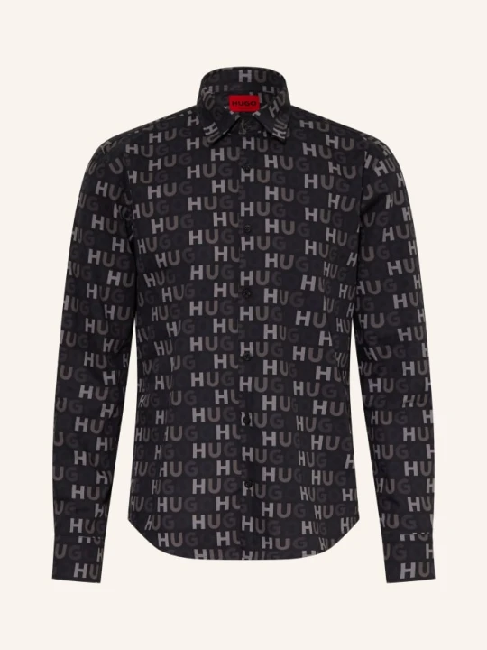 Zdjęcie produktu Hugo Koszula Ermo Casual Slim Fit schwarz czarny