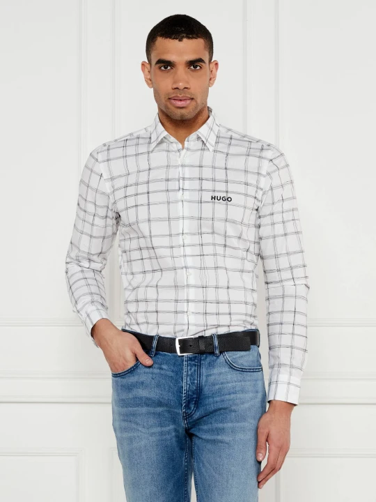 Zdjęcie produktu HUGO Koszula Ermo | Slim Fit biały