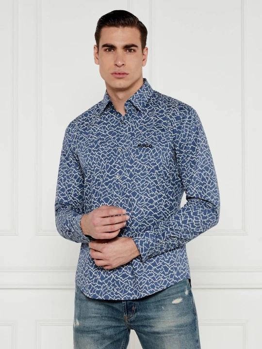 Zdjęcie produktu HUGO Koszula Ermo | Slim Fit niebieski