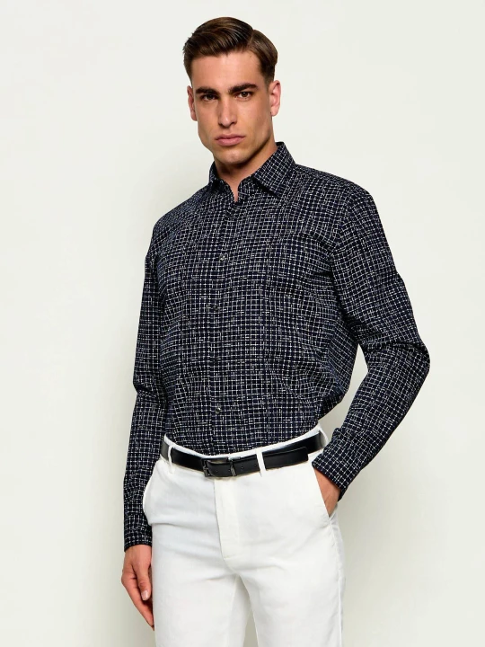 Zdjęcie produktu HUGO Koszula Ermo | Slim Fit granatowy