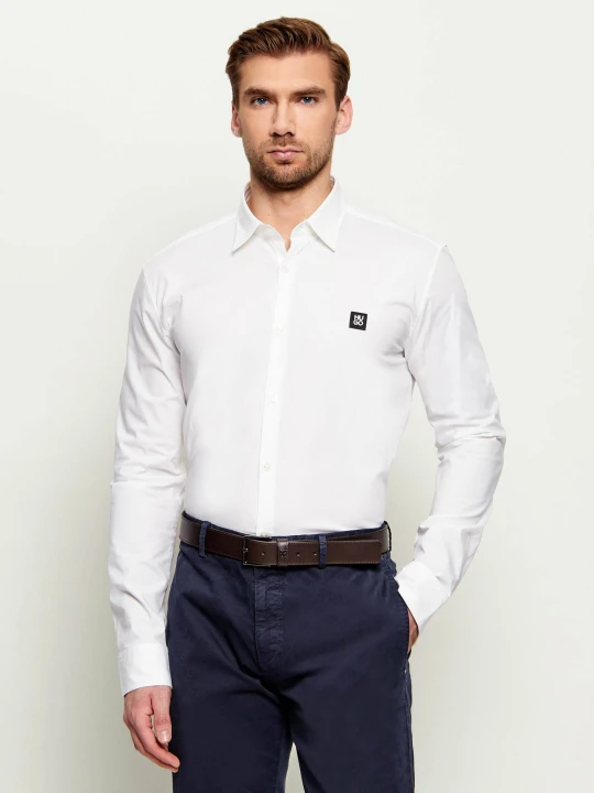 Zdjęcie produktu HUGO Koszula Ermo | Slim Fit | stretch biały