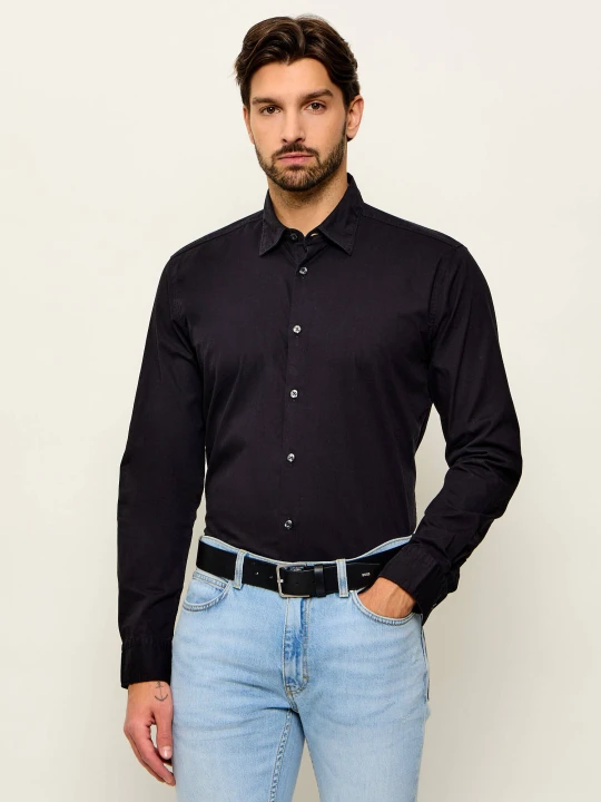 Zdjęcie produktu HUGO Koszula Ermo | Slim Fit | stretch czarny