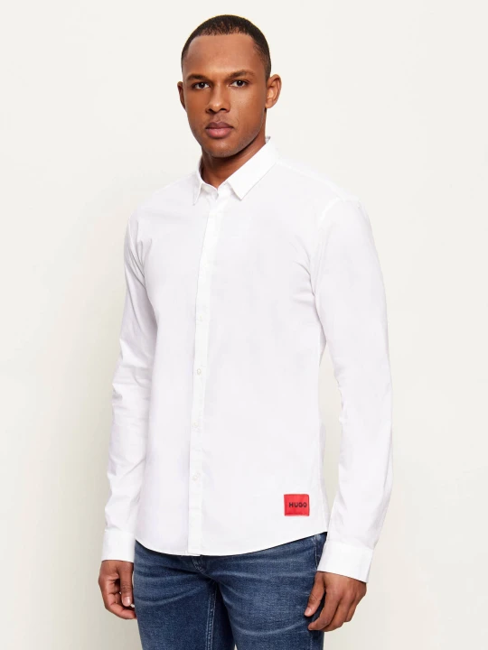 Zdjęcie produktu HUGO Koszula Ero3-W | Extra slim fit | stretch biały
