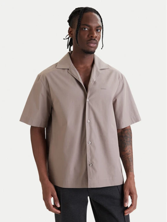 Zdjęcie produktu HUGO Koszula Espino 50560580 Beżowy Oversize