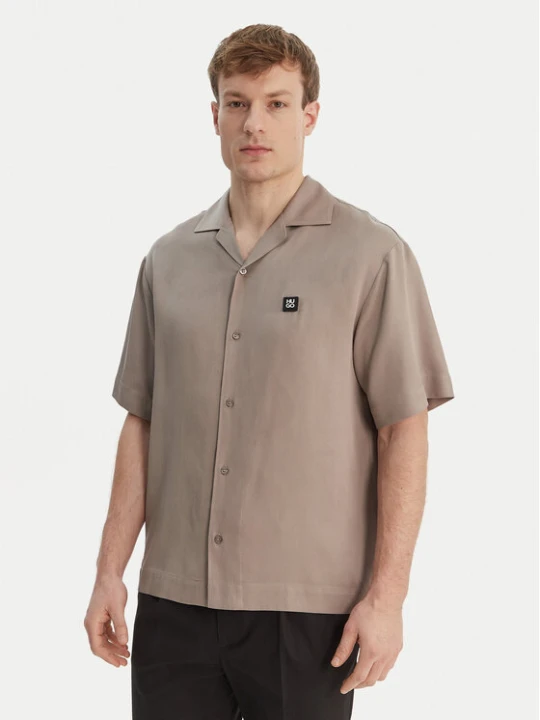 Zdjęcie produktu HUGO Koszula Espino 50560593 Beżowy Oversize