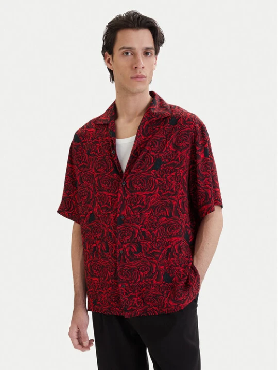 Zdjęcie produktu HUGO Koszula Espino 50560596 Czerwony Relaxed Fit