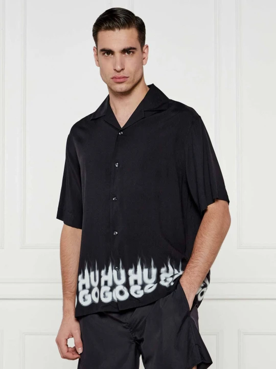 Zdjęcie produktu HUGO Koszula Espino | Relaxed fit czarny
