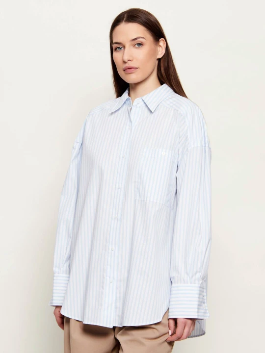 Zdjęcie produktu HUGO Koszula Eustyna | Oversize fit błękitny