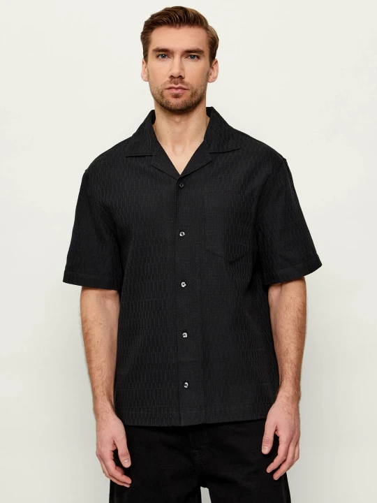 Zdjęcie produktu HUGO Koszula Exolino | Oversize fit czarny
