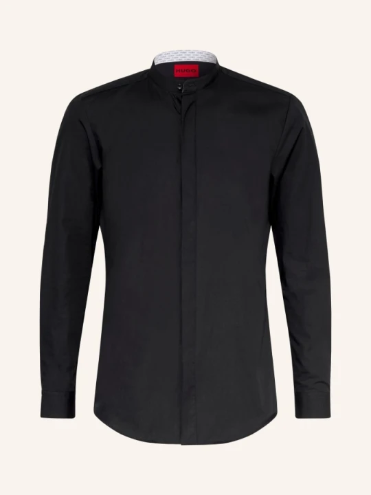 Zdjęcie produktu Hugo Koszula Kaleb Slim Fit Z Stójką schwarz CZARNY