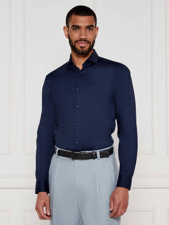 Zdjęcie produktu HUGO Koszula Kason | Slim Fit | easy iron granatowy