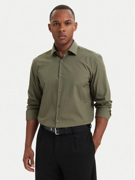 Zdjęcie produktu HUGO Koszula Kenno 50289499 Zielony ciemny Slim Fit