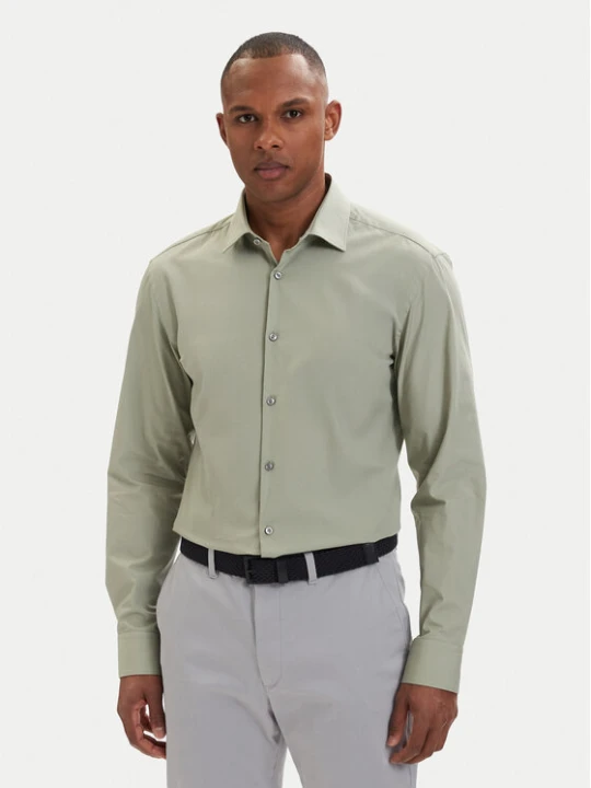 Zdjęcie produktu HUGO Koszula Kenno 50289499 Zielony jasny Slim Fit