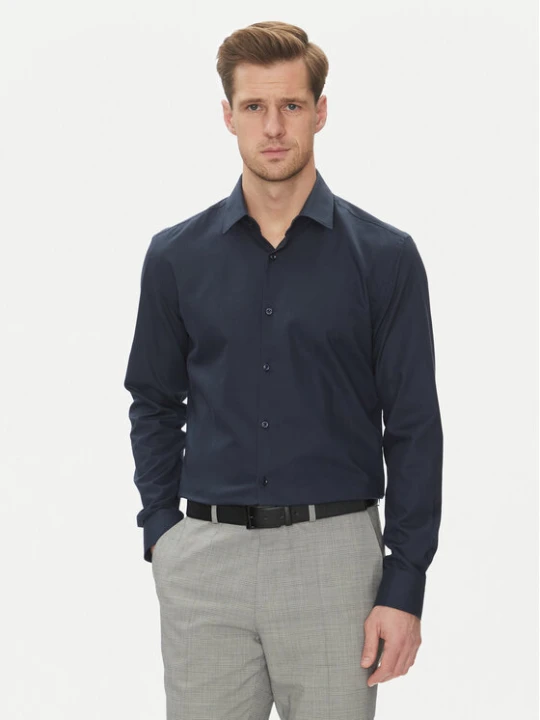Zdjęcie produktu HUGO Koszula Kenno 50539707 Granatowy Slim Fit