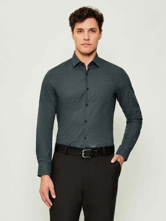Zdjęcie produktu HUGO Koszula Kenno | Slim Fit czarny
