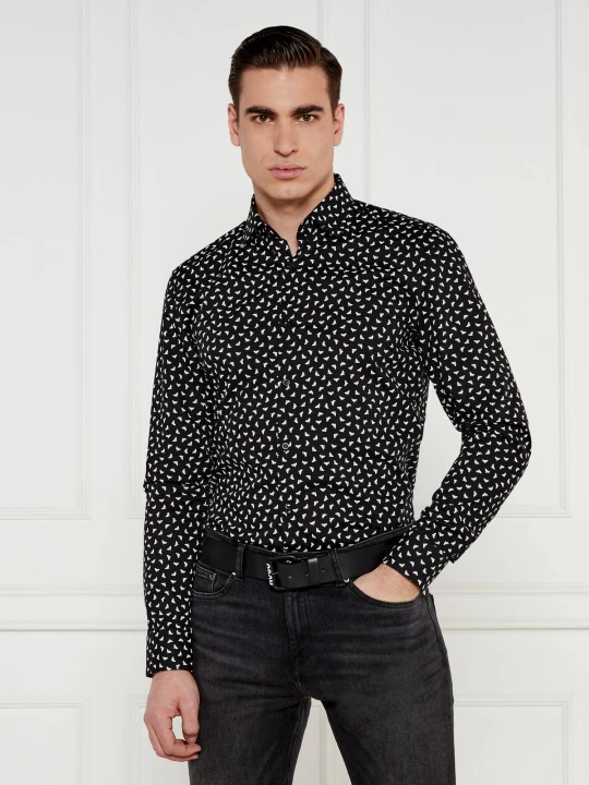 Zdjęcie produktu HUGO Koszula Kenno | Slim Fit czarny