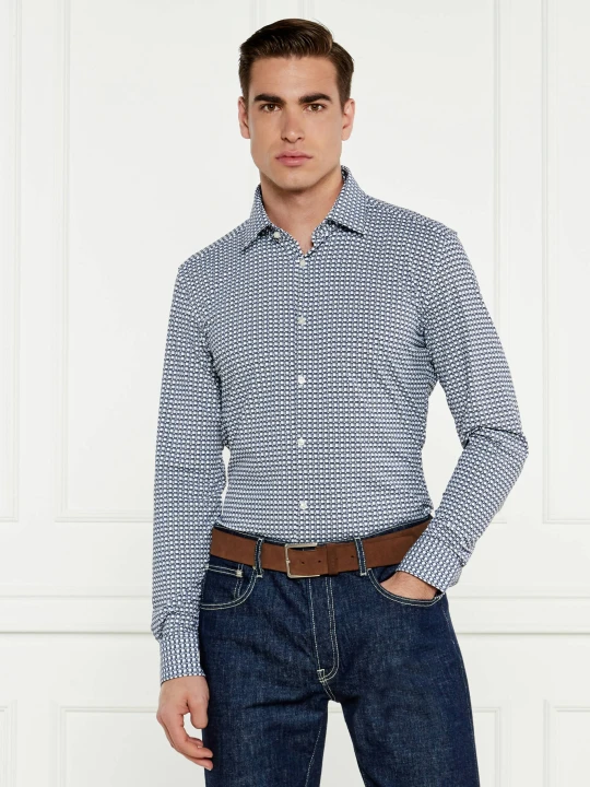 Zdjęcie produktu HUGO Koszula Kenno | Slim Fit granatowy