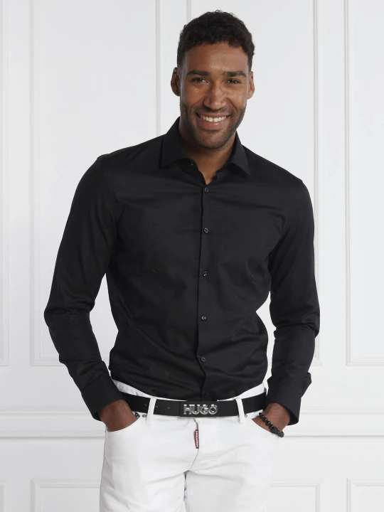 Zdjęcie produktu HUGO Koszula Kenno | Slim Fit czarny