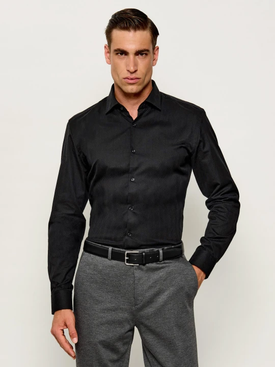 Zdjęcie produktu HUGO Koszula Kenno | Slim Fit czarny