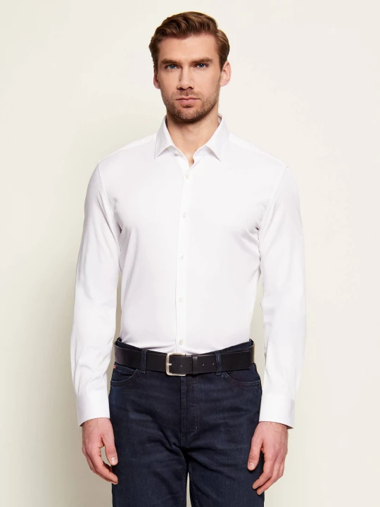 Zdjęcie produktu HUGO Koszula Kenno | Slim Fit | stretch biały